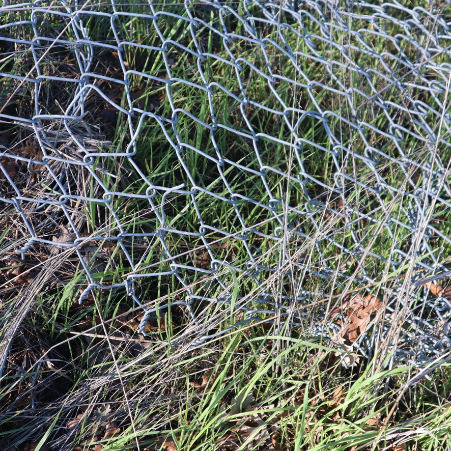 a fence, shattered, in west sacramento